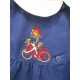 Grembiule bambina bluette
